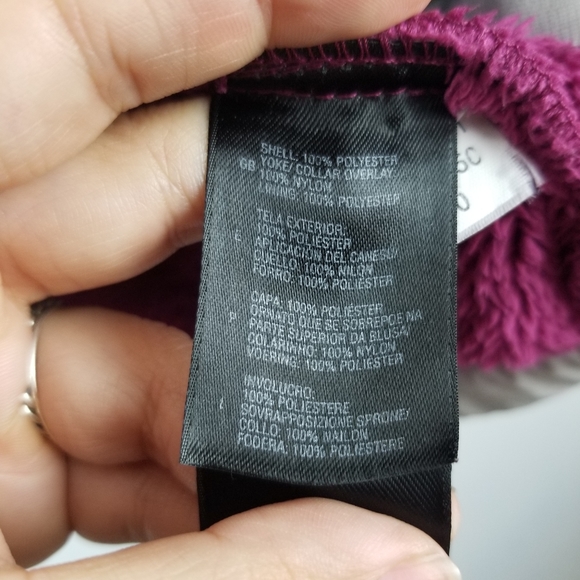 The North Face Gray Red Denali Jacket - Picture 8 of 8